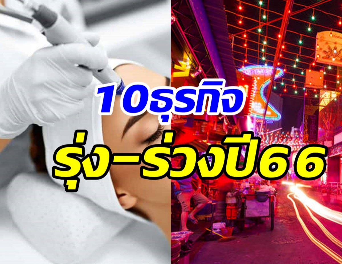 ส่องเทรนด์10ธุรกิจ ดาวรุ่ง-ดาวร่วง ปี2566 