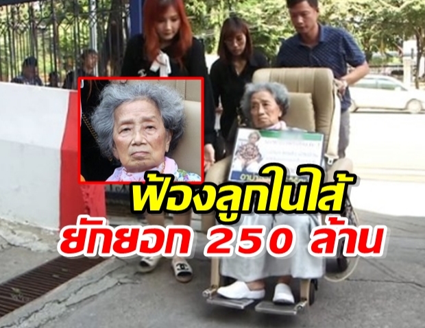 อาม่าฟ้องลูกในไส้ เหตุยักยอกเงิน 250 ล้าน !