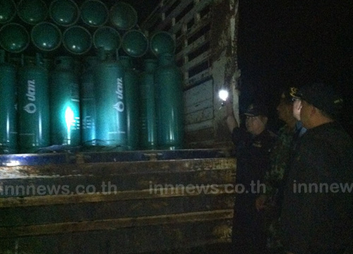 ทหารแม่สอดยึดแก๊สกว่า300ถังจ่อส่งขายพม่า