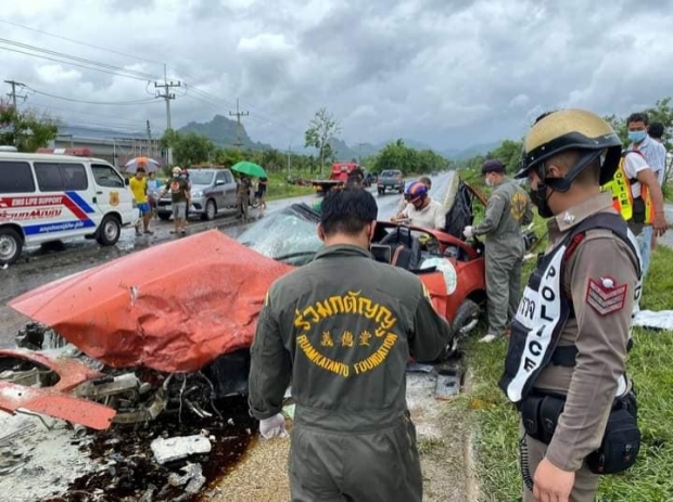  พบหลักฐาน เสี่ย BMW Z4 ซิ่งฝ่าสายฝน ทางหลวงยัน ไม่เกี่ยวกับสภาพถนน