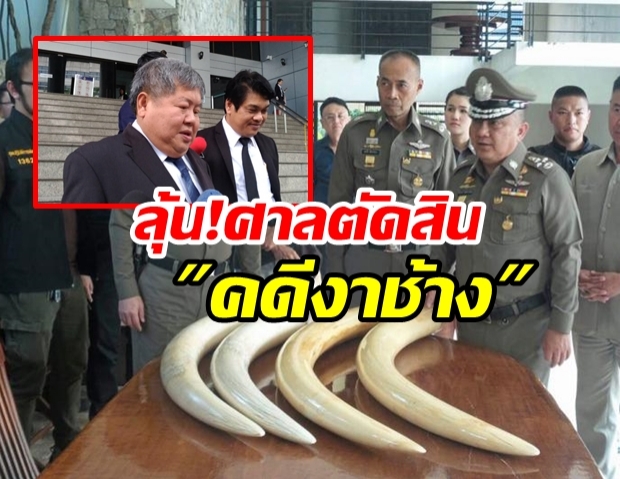 ลุ้นวันนี้! ศาลนัดพิพากษา คดี เจ้าสัวเปรมชัย-เมีย-คนสนิท ครอบครองงาช้าง