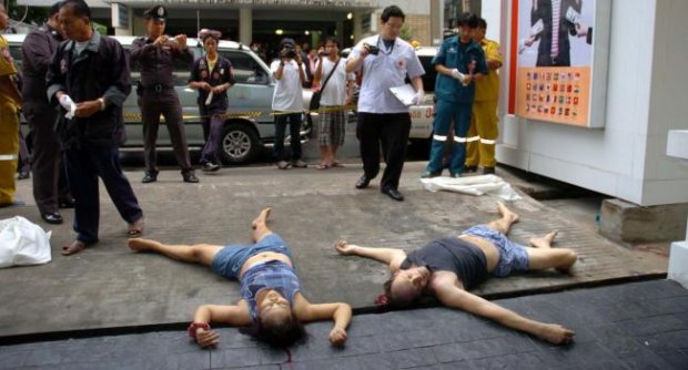 ฝรั่ง-สาวไทยตกตึกโรงแรมกลางกรุงดับสยอง 2 ศพ 