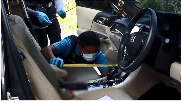 หลักฐานสำคัญ! ตำรวจพบหัวกระสุนปืนเพิ่มในรถ อบต. สาว