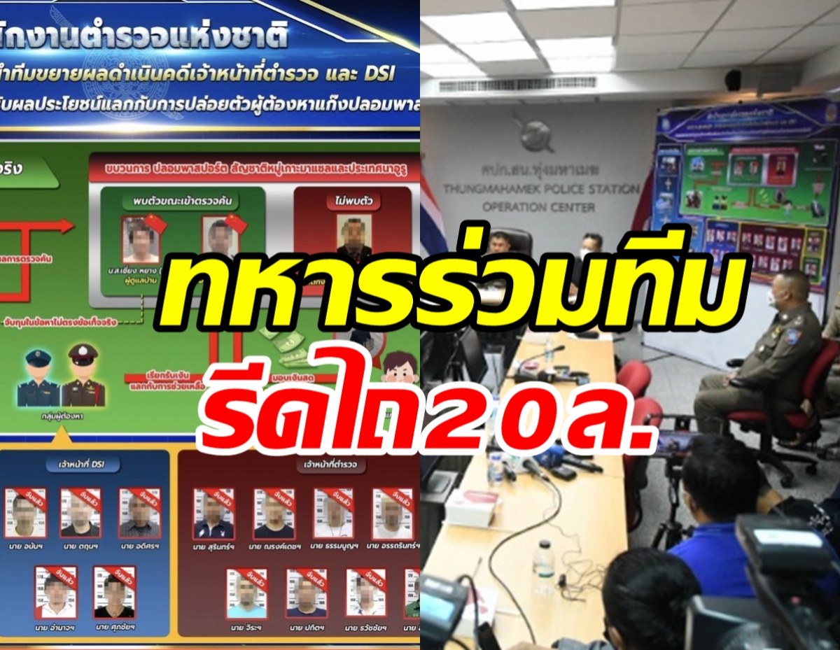 ฉาวโฉ่! กองทัพไทยรับมีทหารร่วมก๊วน ตร.-DSI รีดเงินจีนเทา20ล้าน