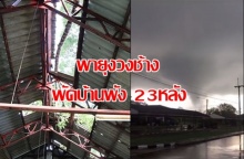 ระทึก!! พายุงวงช้างถล่มนครสวรรค์พัดบ้านพัง23หลัง (มีคลิป)