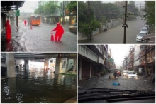 ฝนตกหนักหลายพื้นที่ในกทม. เกิดน้ำท่วมรอระบายในถนนหลายเส้น