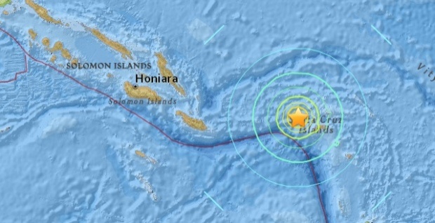 แผ่นดินไหว 7.5 แมกนิจูด เขย่าหมู่เกาะโซโลมอน