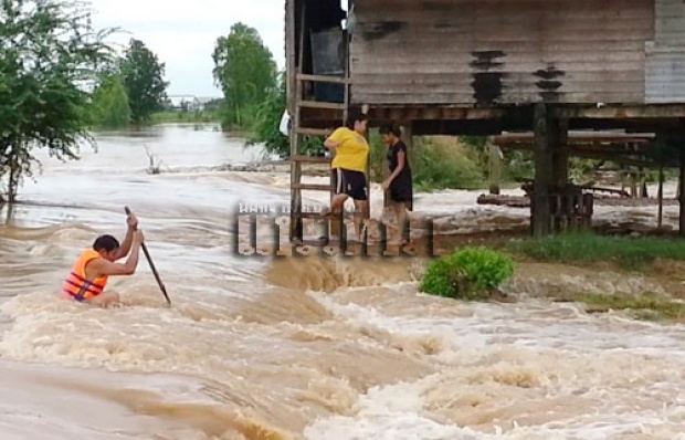 สุโขทัยประกาศเขตภัยน้ำท่วม ปากแคว-บ้านกล้วยอพยพวุ่น