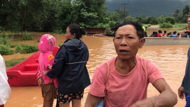 วิกฤตหนัก! ลาวประกาศภัยพิบัติ ‘เขื่อนแตก’ ต้องการเรือจำนวนมาก เผยระดับน้ำยังสูงขึ้นเรื่อยๆ