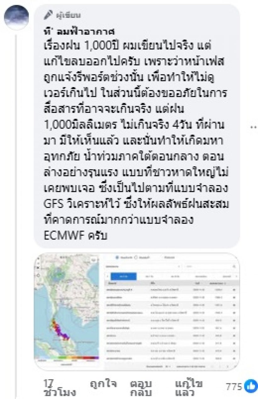 แม่นจนน่ากลัว! ย้อนรอยคำเตือนฝนพันปี ที่เคยถูกมองข้าม วันนี้กลายเป็นจริง