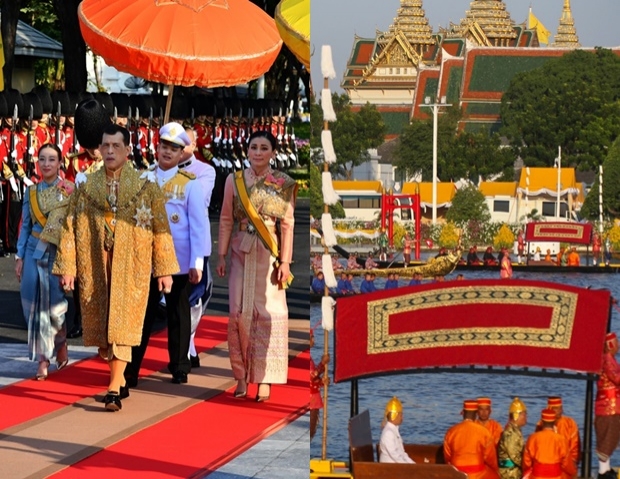 ประมวลภาพเสด็จฯ เลียบพระนครโดยขบวนพยุหยาตราทางชลมารค