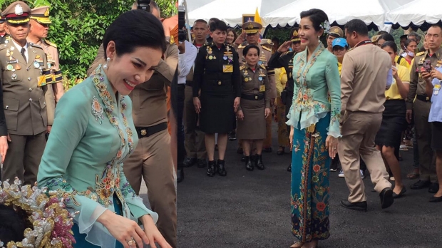 เจ้าคุณพระสินีนาฏ พิลาสกัลยาณี สง่างามในชุดย่าหยา ปฏิบัติภารกิจที่จ.ภูเก็ต