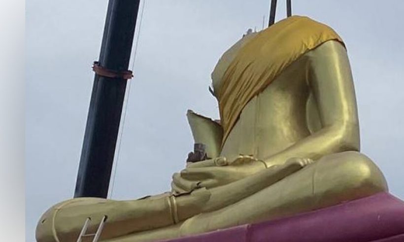 เกิดอะไรขึ้น?หลวงพ่อพุทธโสธร เศียรหักร่วงกระแทกพื้นแตกซ้ำสอง