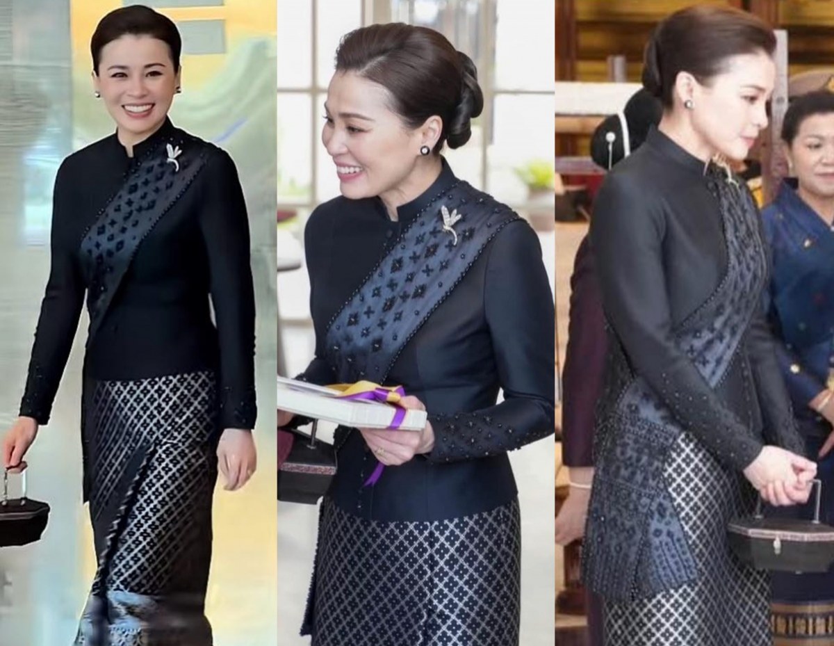 งามเหนือคำบรรยาย! พระราชินี ในชุดไทยอมรินทร์สุดวิจิตร