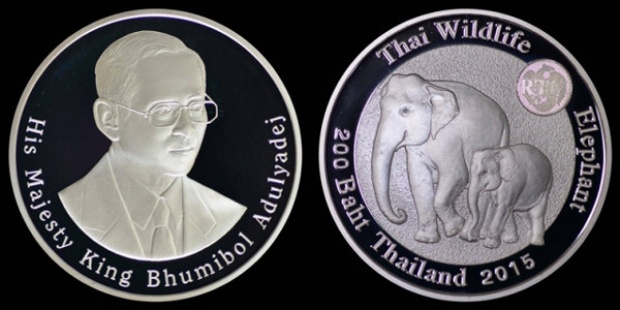 ผลิตเหรียญที่ระลึกช้างไทยขายทั่วโลก ราคาสูงสุดเฉียดแสน
