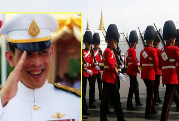 สมพระเกียรติ!ทหารกองเกียรติยศพร้อมรับเสด็จฯ เพื่ออัญเชิญขึ้นทรงราชย์