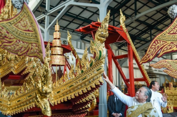 พิธีบวงสรวงเพื่อบูรณปฏิสังขรณ์ ราชรถ พระยานมาศและเครื่องประกอบในพระราชพิธีถวายพระเพลิงพระบรมศพ