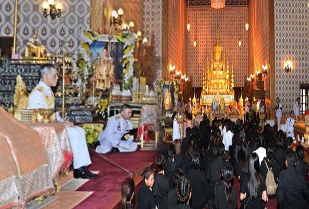 หมายกำหนดการพระราชพิธีทรงบำเพ็ญพระราชกุศลสตมวาร ครบ 100 วัน