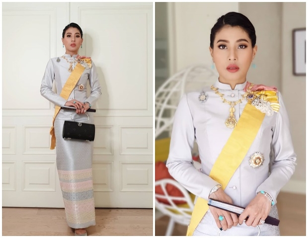 ทรงพระสิริโฉมงดงาม เจ้าฟ้าสิริวัณณวรี เสด็จเเทนพระองค์ ในการถวายผ้าพระกฐิน