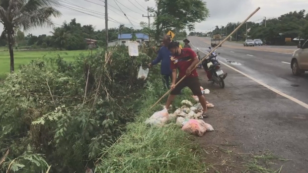 ขนลุก! แพมเพิร์ส-ผ้าอนามัยใช้แล้ว โผล่คลอง ก่อนทำน้ำประปา