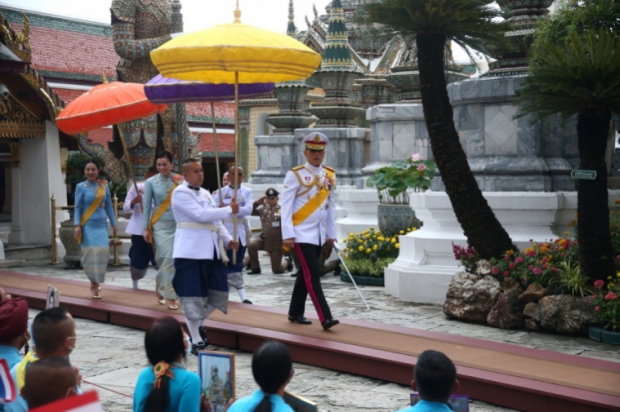 ในหลวง-พระราชินี ทรงบำเพ็ญพระราชกุศลวันเฉลิมพระชนมพรรษา สมเด็จพระพันปีหลวง