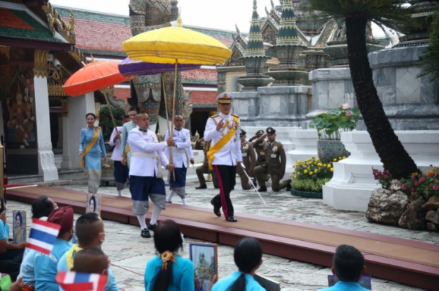 ในหลวง-พระราชินี ทรงบำเพ็ญพระราชกุศลวันเฉลิมพระชนมพรรษา สมเด็จพระพันปีหลวง