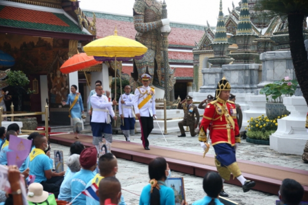 ในหลวง-พระราชินี ทรงบำเพ็ญพระราชกุศลวันเฉลิมพระชนมพรรษา สมเด็จพระพันปีหลวง