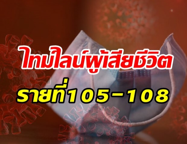 เปิดไทม์ไลน์ 4 ผู้ป่วยโควิดดับ พบเชื้อไม่กี่วันทรุดหนัก เสียชีวิต