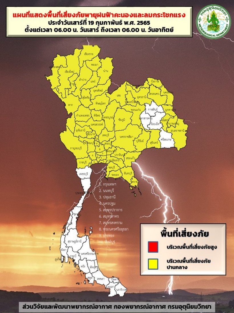 เช็กพยากรณ์อากาศวันนี้! เตือนรับมืออากาศแปรปรวนฝนถล่ม ก่อนอุณหภูมิลด3-9องศา