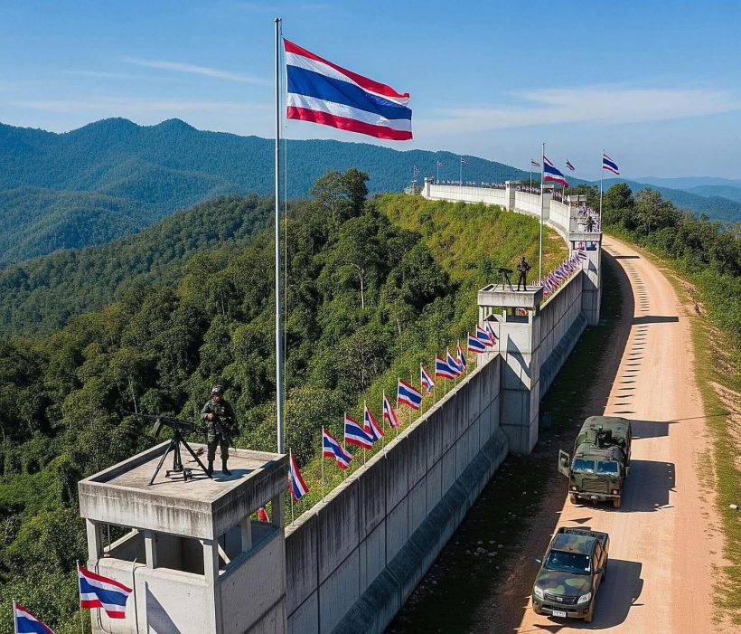 กองทุนหทัยทิพย์ สร้างกำแพงและบังเกอร์ ยอดพุ่ง100 ล้าน