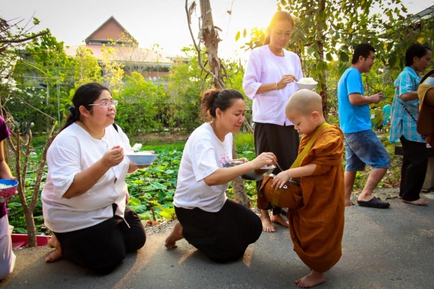 น้องกร วัดป่ามณีกาญจน์ บวชเณรตามความตั้งใจแล้ว