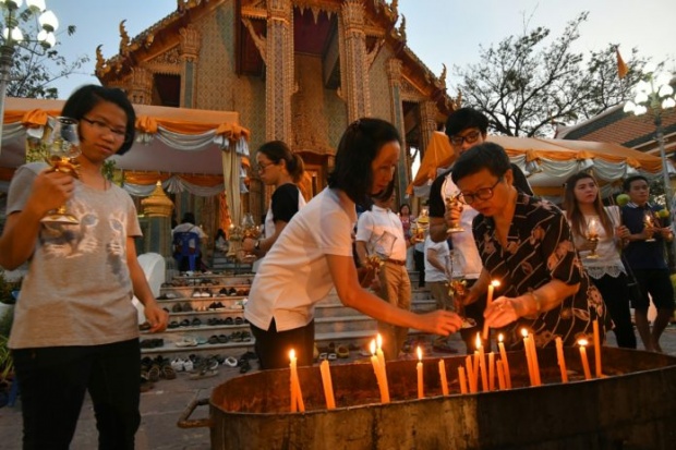 ชาวพุทธทำบุญ-เวียนเทียน วันมาฆบูชา ปีติเข้าเฝ้า “สมเด็จพระสังฆราช” ที่วัดราชบพิธ