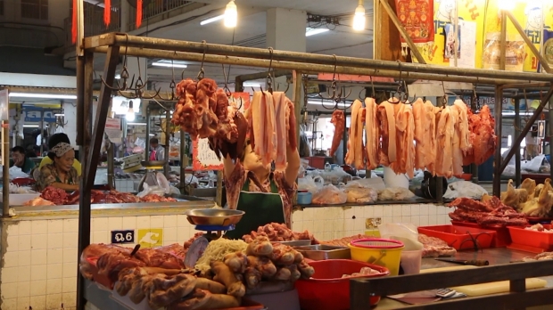 ราคาเนื้อหมูตลาด จ.ขอนแก่น พุ่งสุงสุดรอบ 6 ปี