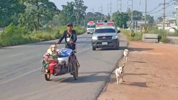 หนุ่มอุดรฯยังเดินหน้าพากระดูกเมียรักเที่ยวทั่วไทย