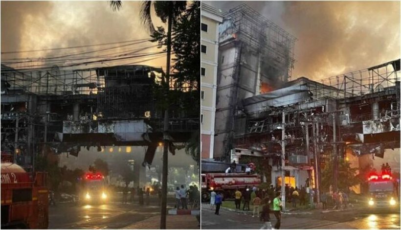 เปิดภาพความเสียหาย ไฟไหม้บ่อนคาสิโนปอยเปต ยอดตายพุ่งทะลุ 10 ศพ 