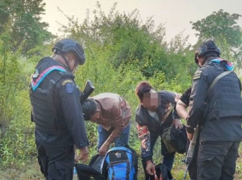 ด่วน! รวบคาชายแดน 4เขมรหนีเข้าไทย หวังกลับไปขุดทอง!