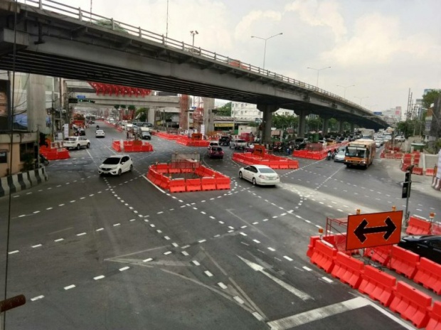 ที่นี่ไทยแลนด์! ฮือฮาภาพตีเส้นจราจรแยกบางพลัด ถนนหรือแพทเทิร์นตัดเสื้อ?