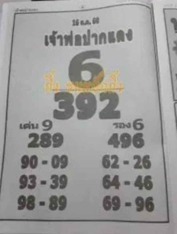 ไม่เคยทำให้ผิดหวัง!! เลขเด็ด “หลวงพ่อปากเเดง” งวดประจำวันที่ 16 ตุลาคม 2560