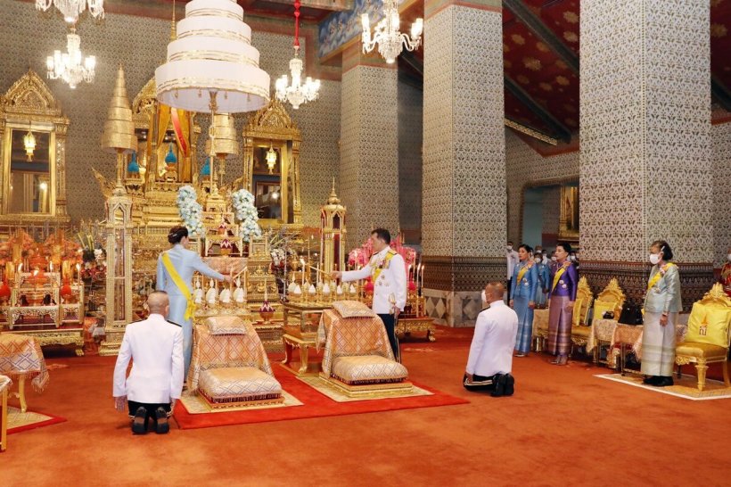 ในหลวง พระราชินี เสด็จฯ พระราชพิธีมหามงคลเฉลิมพระชนมพรรษาพระพันปีหลวง