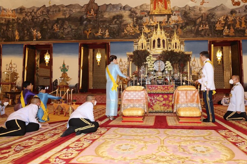 ในหลวง พระราชินี เสด็จฯ พระราชพิธีมหามงคลเฉลิมพระชนมพรรษาพระพันปีหลวง