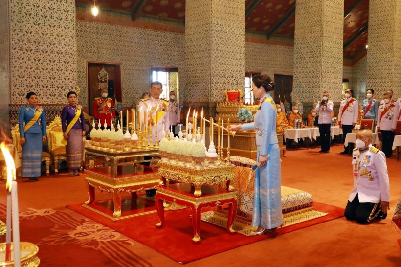 ในหลวง พระราชินี เสด็จฯ พระราชพิธีมหามงคลเฉลิมพระชนมพรรษาพระพันปีหลวง