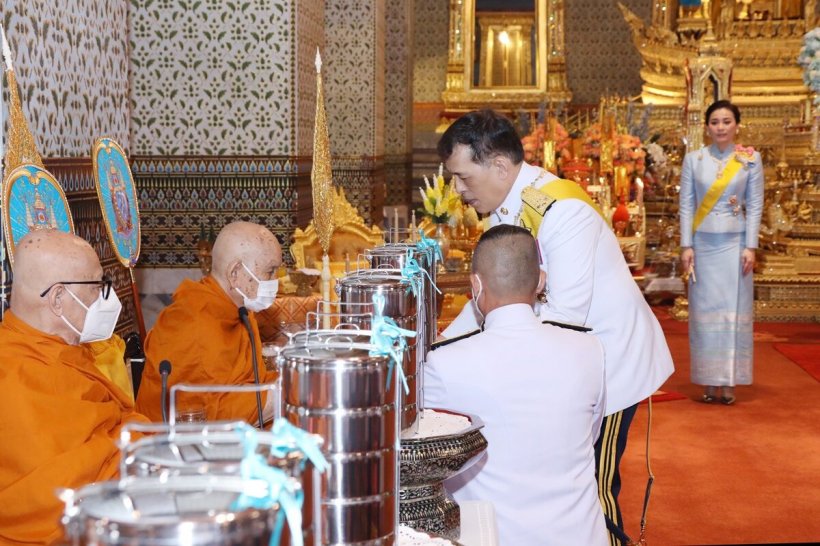 ในหลวง พระราชินี เสด็จฯ พระราชพิธีมหามงคลเฉลิมพระชนมพรรษาพระพันปีหลวง