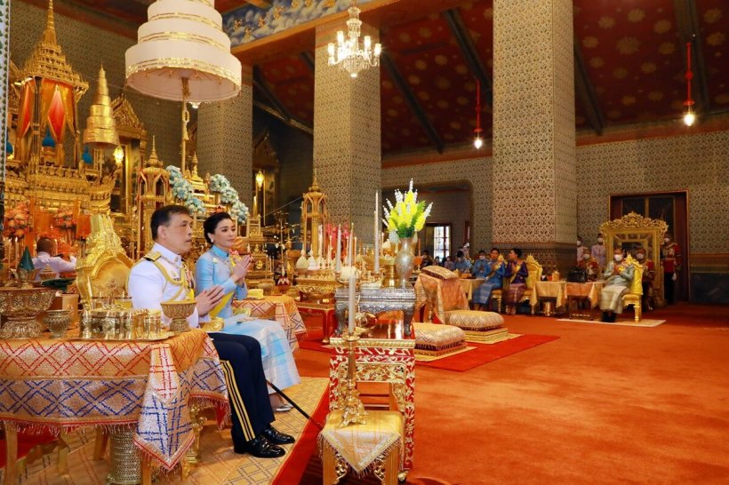 ในหลวง พระราชินี เสด็จฯ พระราชพิธีมหามงคลเฉลิมพระชนมพรรษาพระพันปีหลวง