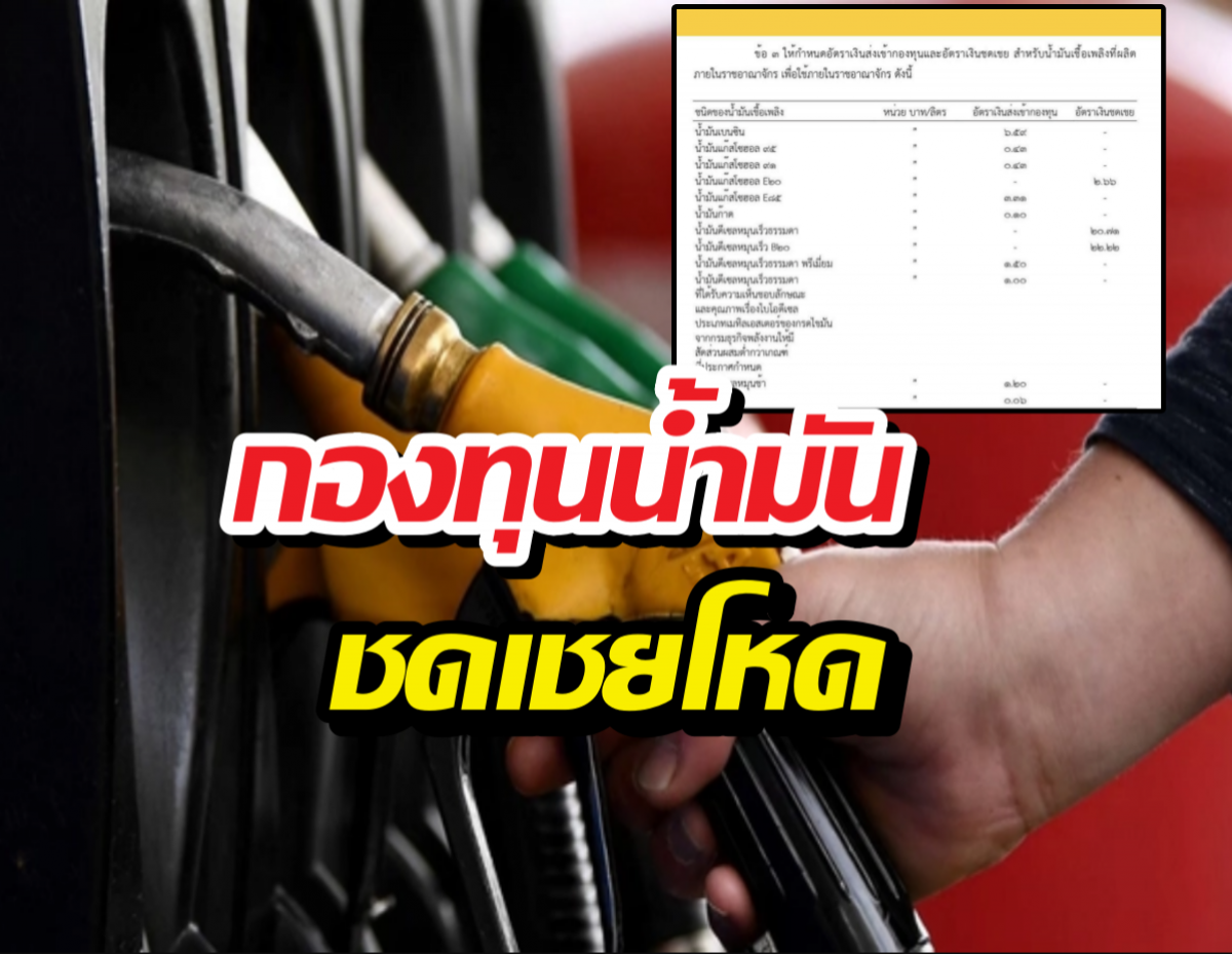 ดีเซลเดือด! กองทุนน้ำมันทุ่มงบไม่อั้น ชดเชยโหดถึงลิตรละ...