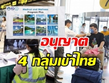 อนุมัติแผนเปิดประเทศ- รายละเอียดคลายเฟส 6 อนุญาต 4 กลุ่มเข้าไทย