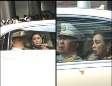 ภาพสะเทือนใจ ในหลวง-พระราชินี ทรงนำขบวนเชิญพระศพ เจ้าฟ้าพัชรกิติยาภาฯ