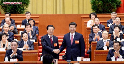 สี จิ้นผิง ได้รับแต่งตั้งให้เป็น ประธานาธิบดีจีน คนใหม่ 