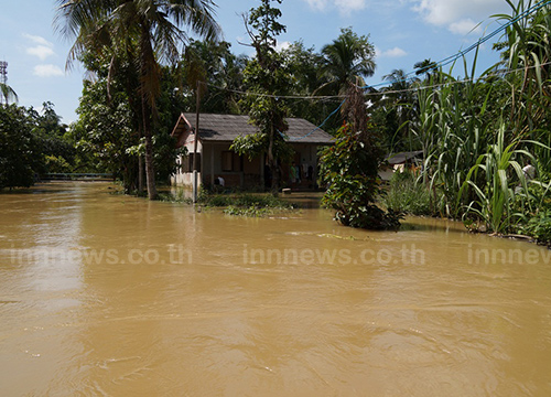 พัทลุงฝนหนักน้ำเอ่อท่วมควนขนุนอีกรอบ