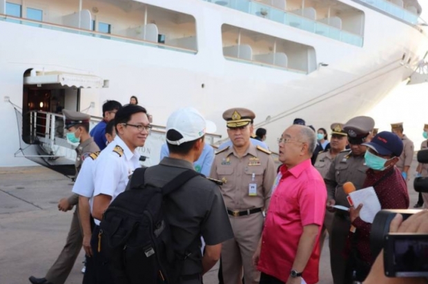 ผบ.ทัพเรือภาค3ยันเรือ  “Seabourn” ไม่มีเชื้อโควิด