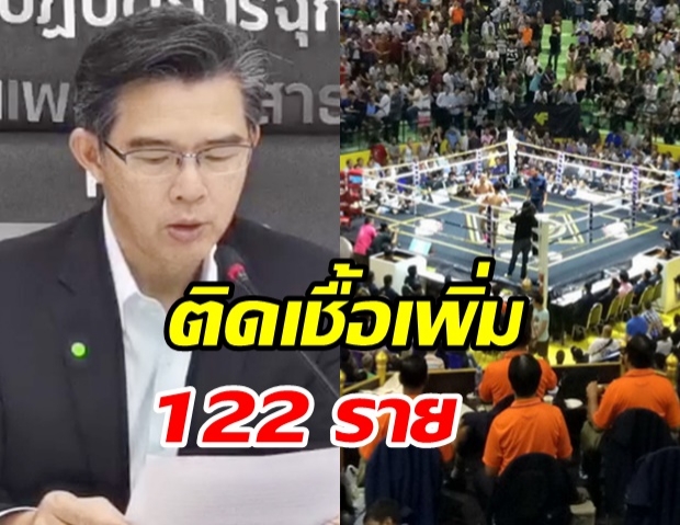 สธ. แถลงพบผู้ป่วยโควิดรายใหม่ 122 ราย ป่วยสะสมแล้ว 721 ราย